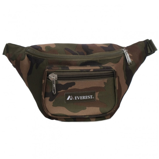 Large Woodland Camo Waist Pack 