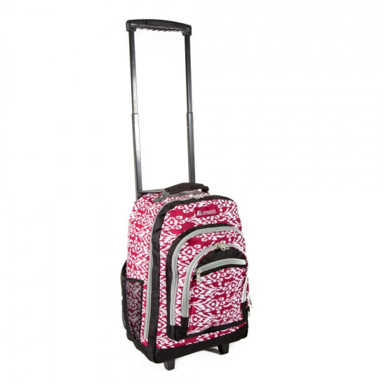 Wheeled Backpack With Pattern