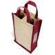 Dual-Bottle Wine Tote Bag