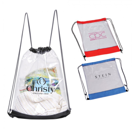 Clear Drawstring Bag