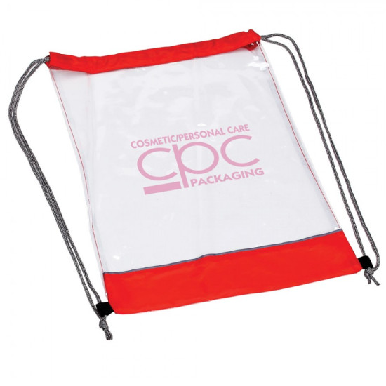 Clear Drawstring Bag